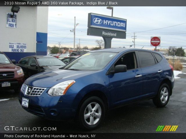 2010 Nissan Rogue S AWD 360 Value Package in Indigo Blue
