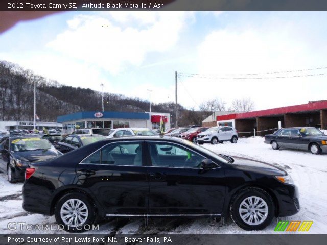 2012 Toyota Camry SE in Attitude Black Metallic