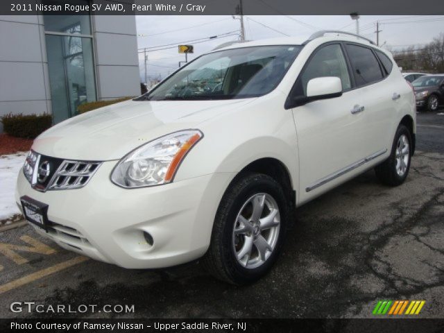 2011 Nissan Rogue SV AWD in Pearl White