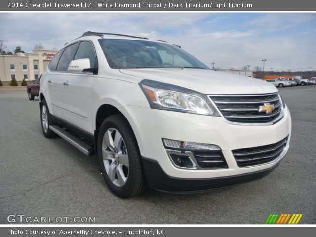 2014 Chevrolet Traverse LTZ in White Diamond Tricoat