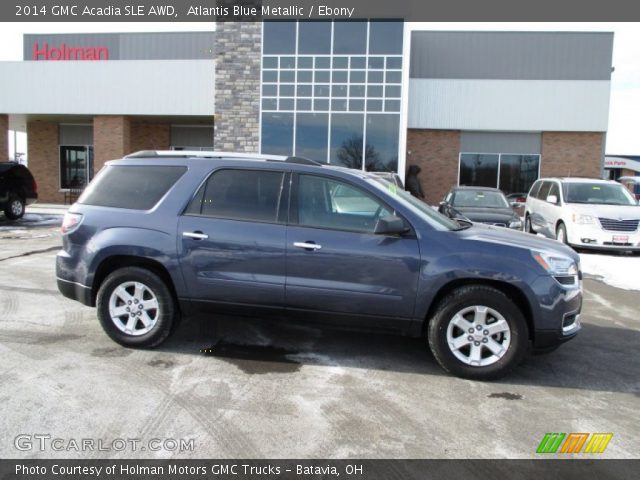 2014 GMC Acadia SLE AWD in Atlantis Blue Metallic