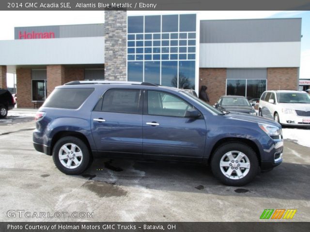 2014 GMC Acadia SLE in Atlantis Blue Metallic
