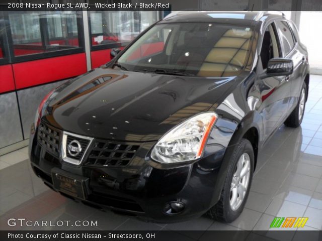 2008 Nissan Rogue SL AWD in Wicked Black