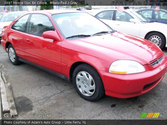 1997 Honda Civic EX Coupe in Milano Red
