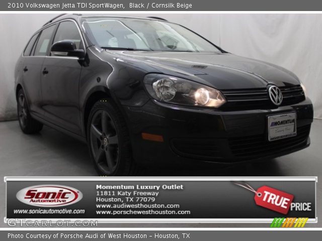 2010 Volkswagen Jetta TDI SportWagen in Black