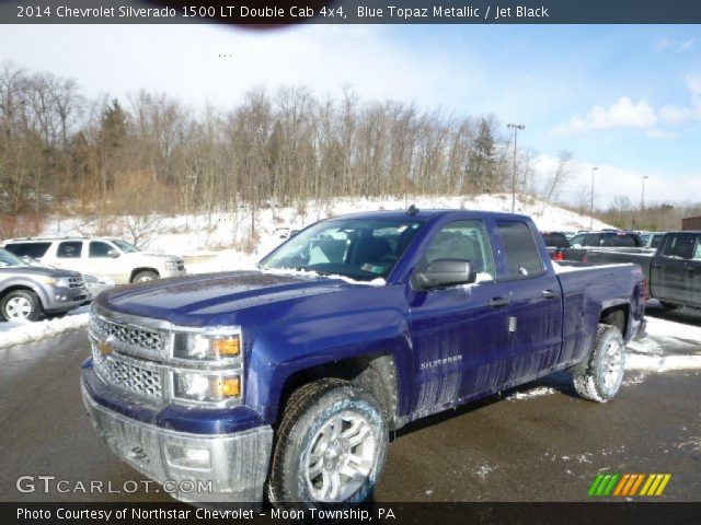 2014 Chevrolet Silverado 1500 LT Double Cab 4x4 in Blue Topaz Metallic