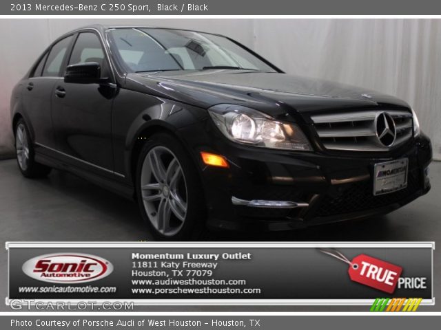 2013 Mercedes-Benz C 250 Sport in Black