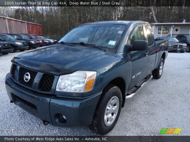 2006 Nissan Titan SE King Cab 4x4 in Deep Water Blue