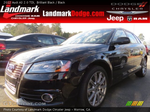 2012 Audi A3 2.0 TDI in Brilliant Black