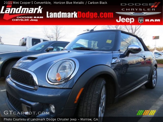2011 Mini Cooper S Convertible in Horizon Blue Metallic
