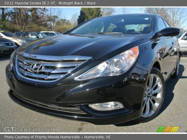 2012 Hyundai Sonata SE 2.0T in Midnight Black