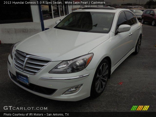 2013 Hyundai Genesis 5.0 R Spec Sedan in White Satin Pearl