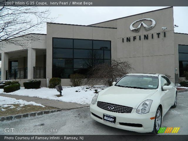 2007 Infiniti G 35 Coupe in Ivory Pearl