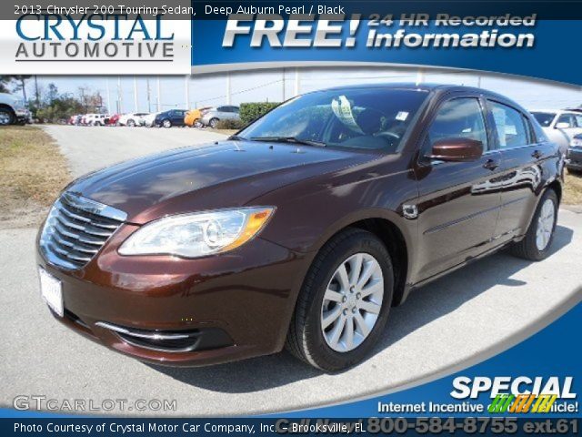 2013 Chrysler 200 Touring Sedan in Deep Auburn Pearl