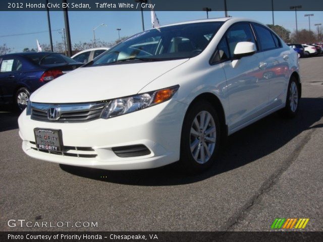 2012 Honda Civic EX Sedan in Taffeta White