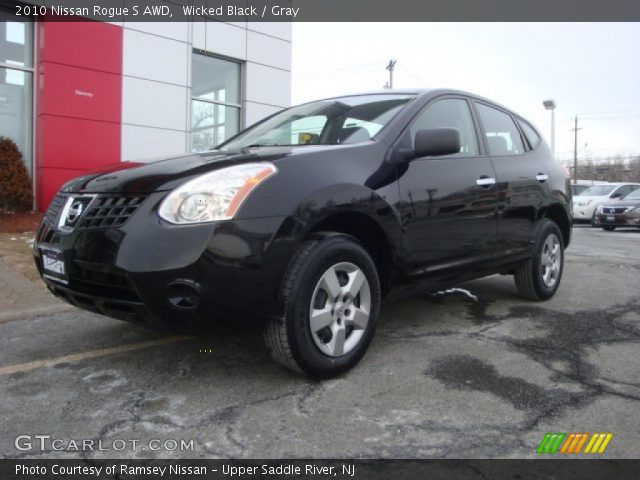 2010 Nissan Rogue S AWD in Wicked Black