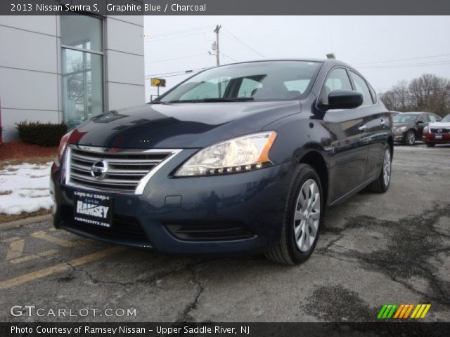 2013 Nissan Sentra S in Graphite Blue