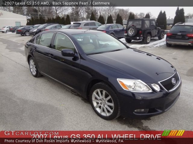 2007 Lexus GS 350 AWD in Black Sapphire Pearl