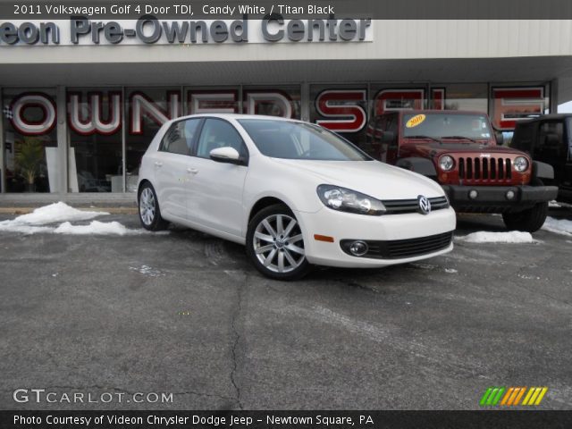 2011 Volkswagen Golf 4 Door TDI in Candy White