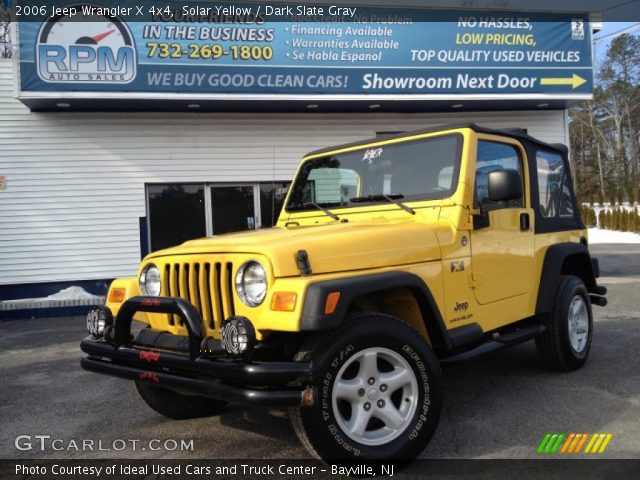 2006 Jeep Wrangler X 4x4 in Solar Yellow