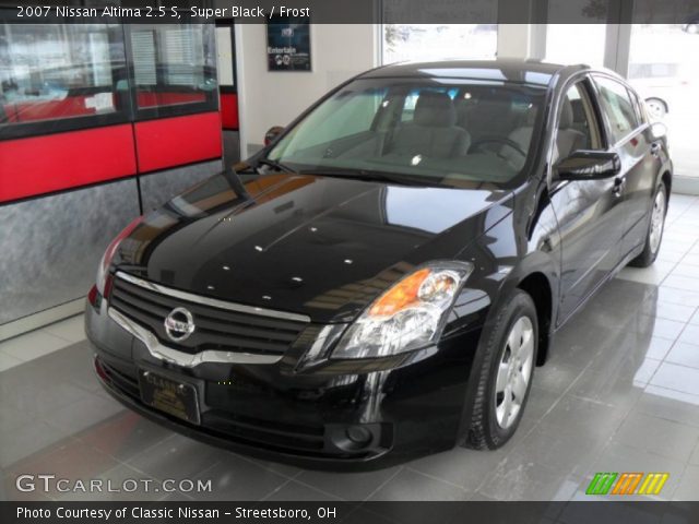 2007 Nissan Altima 2.5 S in Super Black