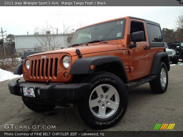 2011 Jeep Wrangler Sport S 4x4 in Mango Tango Pearl