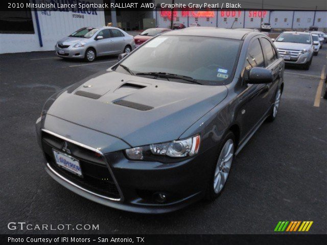 2010 Mitsubishi Lancer Sportback RALLIART AWD in Graphite Gray Pearl