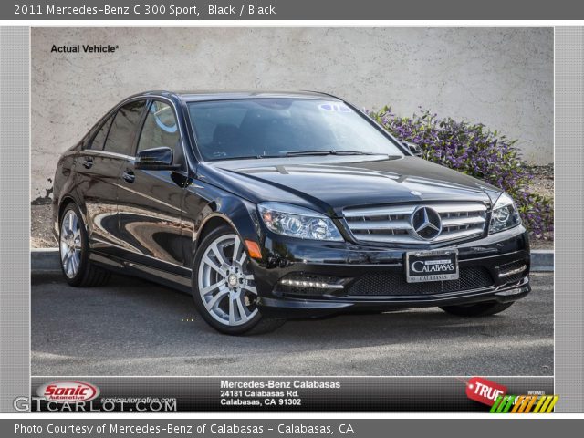 2011 Mercedes-Benz C 300 Sport in Black