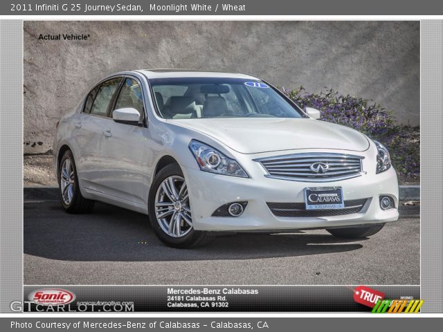 2011 Infiniti G 25 Journey Sedan in Moonlight White