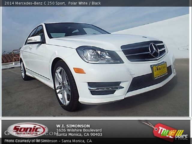 2014 Mercedes-Benz C 250 Sport in Polar White