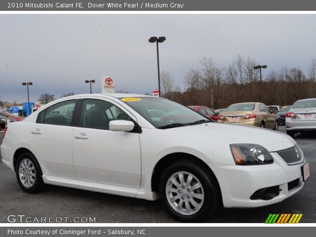 2010 Mitsubishi Galant FE in Dover White Pearl