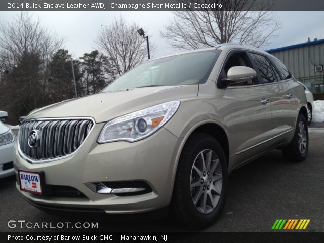 2014 Buick Enclave Leather AWD in Champagne Silver Metallic