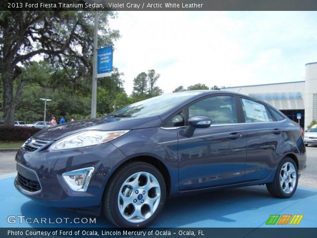 2013 Ford Fiesta Titanium Sedan in Violet Gray