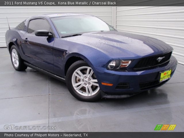 2011 Ford Mustang V6 Coupe in Kona Blue Metallic
