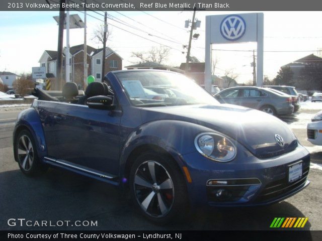 2013 Volkswagen Beetle Turbo Convertible in Reef Blue Metallic