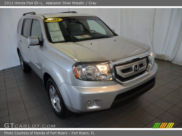 2011 Honda Pilot EX-L in Alabaster Silver Metallic