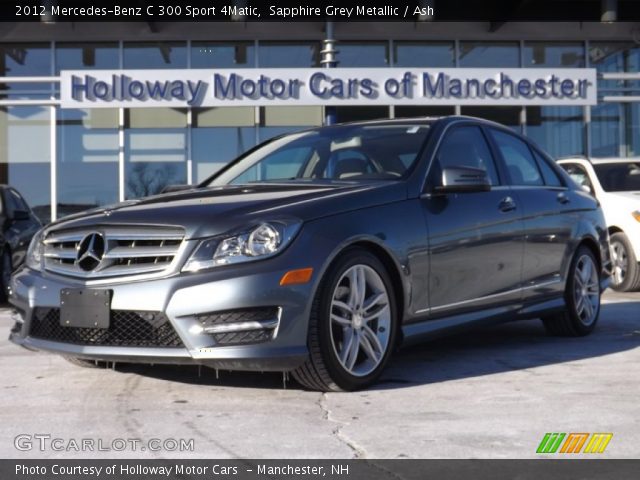 2012 Mercedes-Benz C 300 Sport 4Matic in Sapphire Grey Metallic