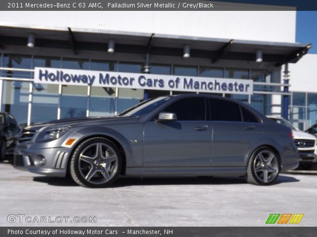 2011 Mercedes-Benz C 63 AMG in Palladium Silver Metallic