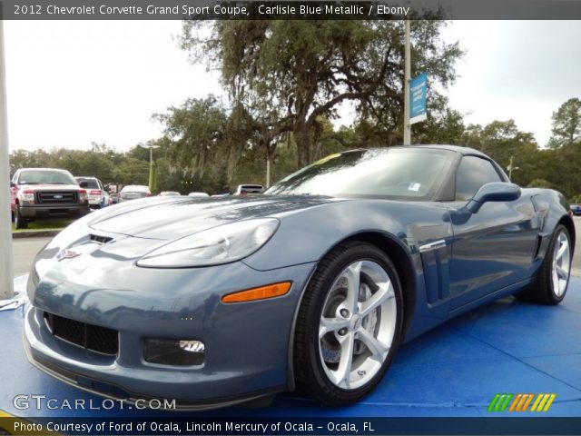 2012 Chevrolet Corvette Grand Sport Coupe in Carlisle Blue Metallic
