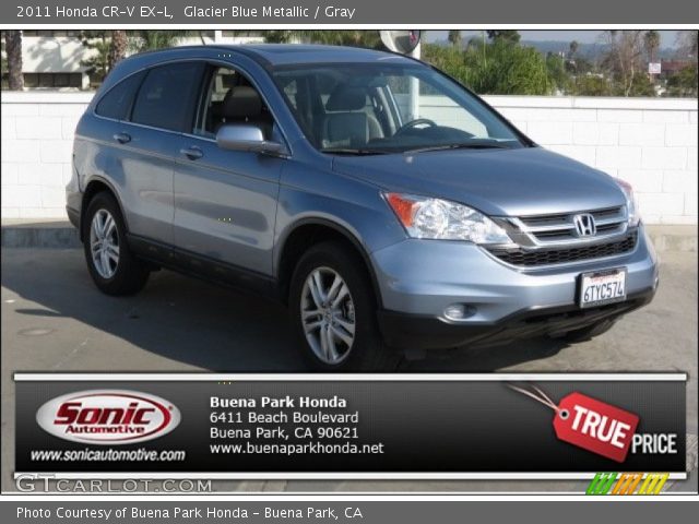 2011 Honda CR-V EX-L in Glacier Blue Metallic
