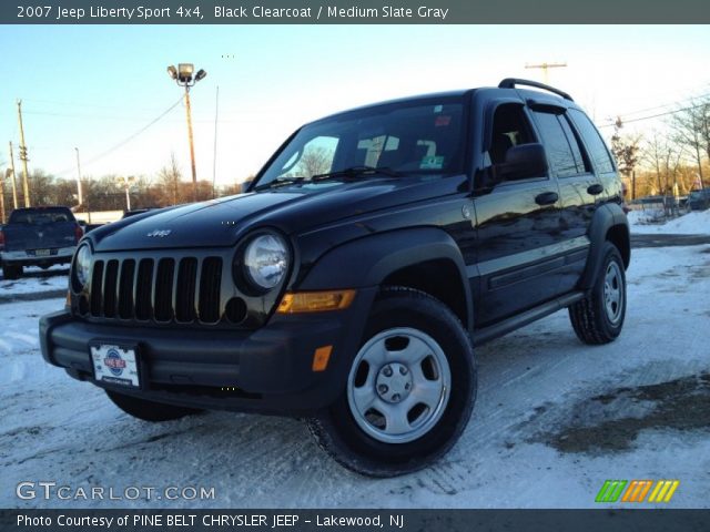 2007 Jeep Liberty Sport 4x4 in Black Clearcoat