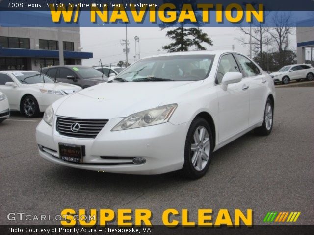 2008 Lexus ES 350 in Starfire White Pearl