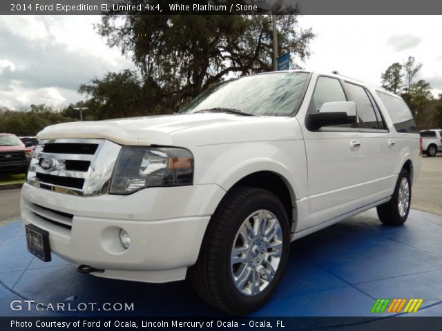 2014 Ford Expedition EL Limited 4x4 in White Platinum