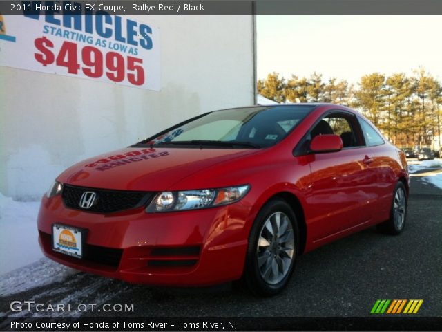 2011 Honda Civic EX Coupe in Rallye Red