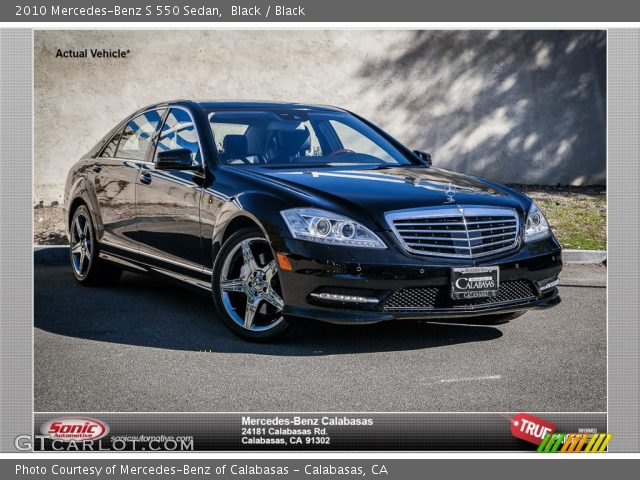 2010 Mercedes-Benz S 550 Sedan in Black