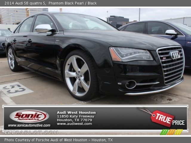 2014 Audi S8 quattro S in Phantom Black Pearl