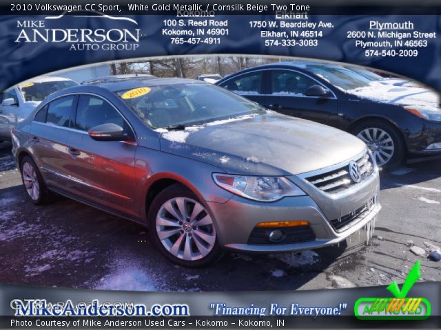 2010 Volkswagen CC Sport in White Gold Metallic