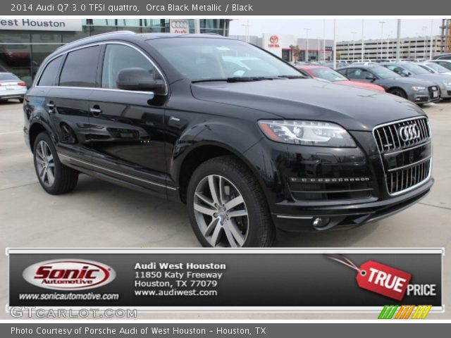 2014 Audi Q7 3.0 TFSI quattro in Orca Black Metallic