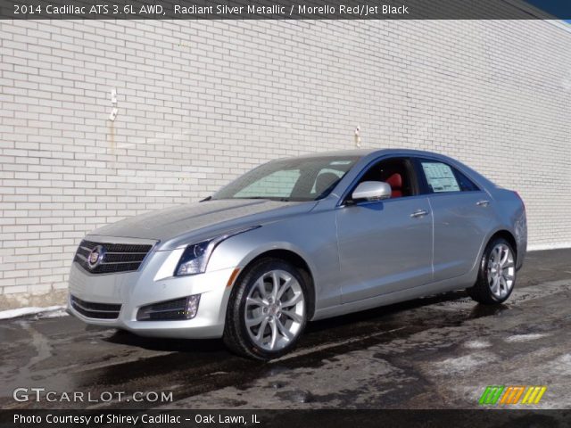 2014 Cadillac ATS 3.6L AWD in Radiant Silver Metallic