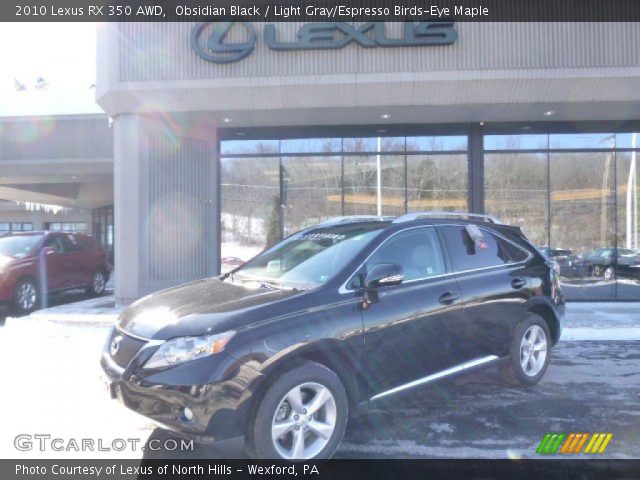 2010 Lexus RX 350 AWD in Obsidian Black